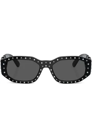 VERSACE Biggie stud-embellished sunglasses