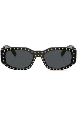 VERSACE Biggie stud-embellished sunglasses