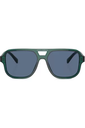Dolce & Gabbana Logo-print square-frame sunglasses