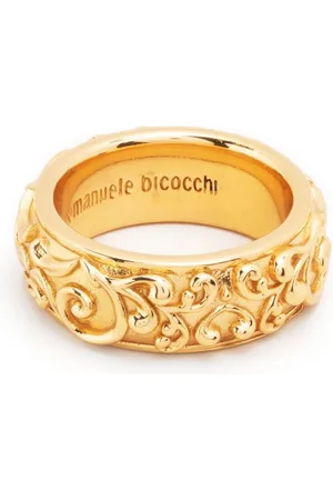 EMANUELE BICOCCHI Large Arabesque band ring