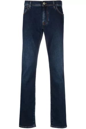 corneliani Low-rise straight-leg jeans