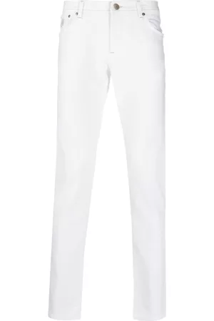 corneliani Homem Calças - Low-rise skinny trousers