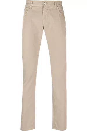 corneliani Homem Calças Justas - Slim-fit straight-leg trousers