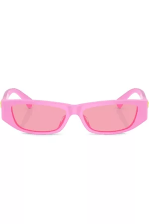 VERSACE Menino Óculos de Sol - Logo-plaque rectangle-frame sunglasses