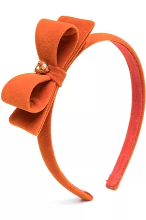 MONNALISA Menina Acessórios de Cabelo - Crystal-embellished bow-detail headband