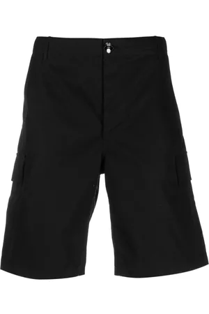 Kenzo Logo-patch cotton Bermuda shorts