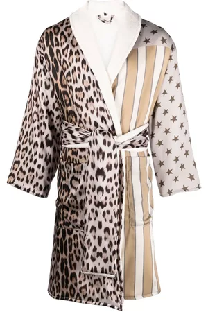 Roberto Cavalli Animal-print bath robe