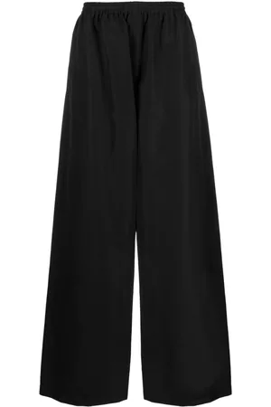 Balenciaga Wide-leg cotton track pants