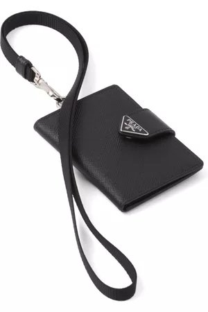 Prada Homem Bolsas & Carteiras - Saffiano and leather card holder