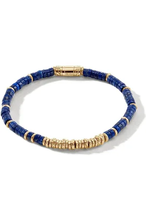 John Hardy 14kt yellow gold lapis lazuli bracelet