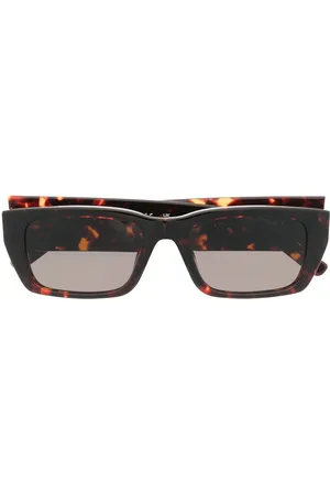 Palm Angels Tortoiseshell-effect square-frame sunglasses