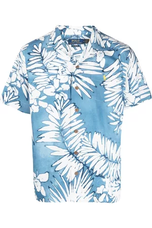 Ralph Lauren Homem Camisas de Manga curta - Leaf-print short-sleeve shirt