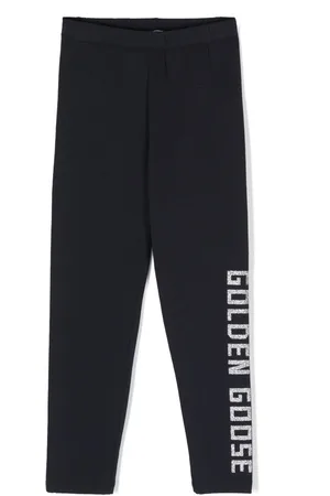 Golden Goose Logo-print stretch trousers
