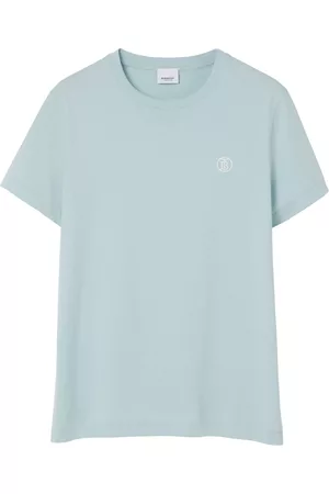 Burberry Embroidered-logo cotton T-shirt