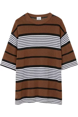 Burberry Stripe-print oversized T-shirt