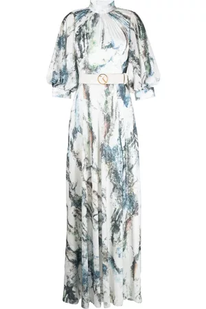 Saiid Kobeisy Graphic-print sequin embellished dress