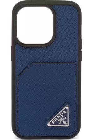Prada Saffiano logo Iphone 14 Pro case