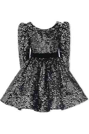 Tulleen Merribrook bow sequin-embellished dress