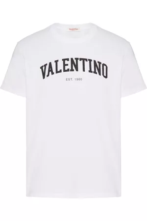 VALENTINO Round-neck logo-print T-shirt
