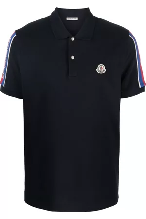 Moncler Logo-stripe polo shirt