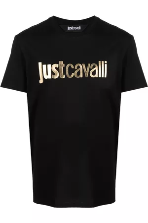 Roberto Cavalli Logo-print short-sleeve cotton T-shirt