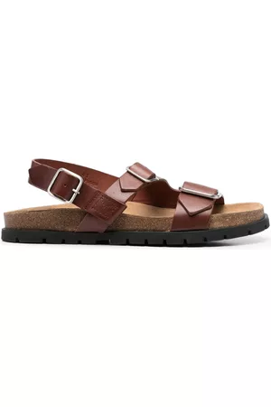A.P.C. Buckle-strap leather sandals