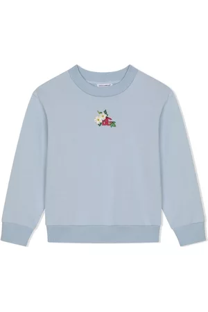 Dolce & Gabbana Menina Sweatshirts - Logo-embroidered sweatshirt