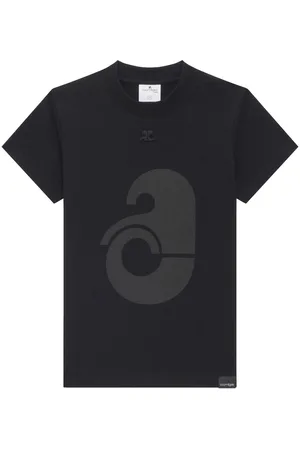 Courrèges Short-sleeve cotton T-shirt