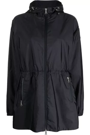 Moncler Mulher Parkas impermeaveis - Layered-detail hooded rain coat