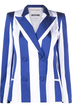 Moschino Stripe-print double-breasted blazer