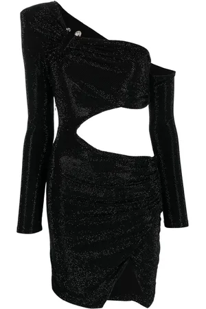 Philipp Plein Rhinestone cut-out dress