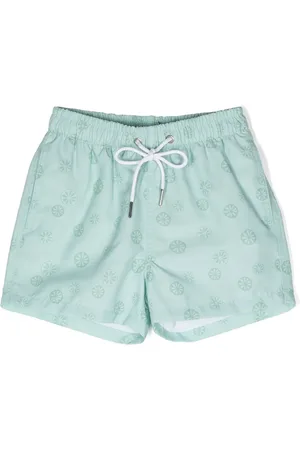 KNOT Parker drawstring-waist swim shorts