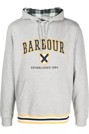 Barbour Logo-print cotton hoodie