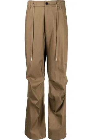SONGZIO Drawstring straight-leg trousers