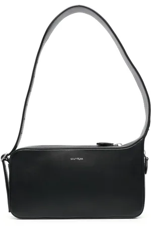 Courrèges Leather racer shoulder bag