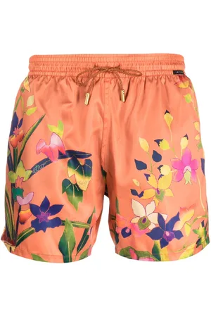Etro Floral-print swim shorts