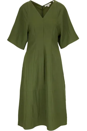 Vince Short-sleeve V-neck dress