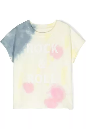 Zadig & Voltaire Menina T-shirts & Manga Curta - Tie-dye cotton T-shirt