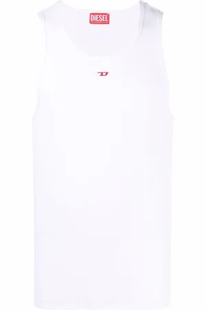 Diesel T-Lifty-D logo-embroidered tank top
