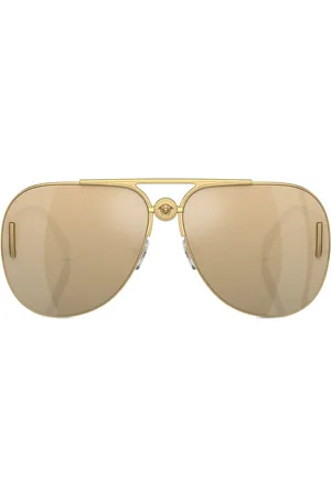 VERSACE Medusa pilot-frame sunglasses
