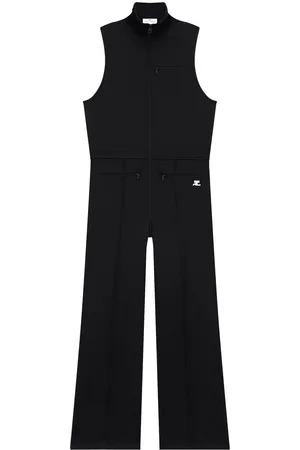 Courrèges High-neck sleeveless jumpsuit