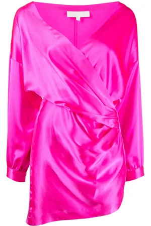 Michelle Mason Draped-detail mini dress