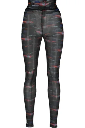 HENRIK VIBSKOV Bird-print semi-sheer mesh leggings