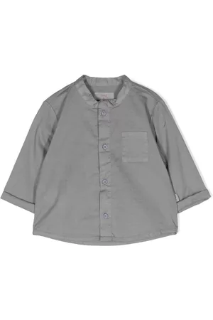 TEDDY & MINOU Menino Camisas - Cotton blend tunic shirt