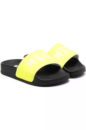 Msgm Logo-print slip-on slides