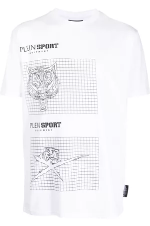 Philipp Plein Homem T-shirts & Manga Curta - Graphic-print short-sleeve T-shirt