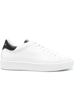 Giuliano Galiano Vyper logo-print Leather Sneakers - Farfetch