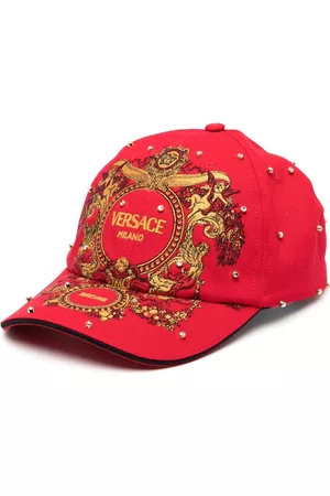 VERSACE Homem Chapéus - Baroque-embroidered baseball cap