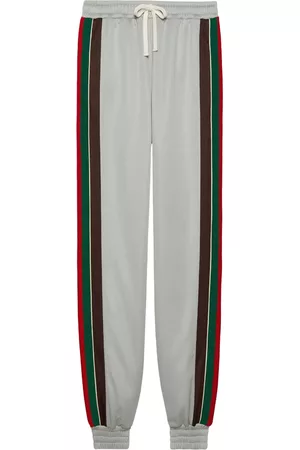 Gucci Side-stripe jersey-knit joggings