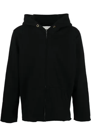 Les Tien Front zip-fastening hoodie